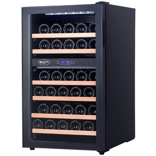 Двухзонный винный шкаф Cold Vine C34-KBF2