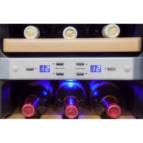 Двухзонный винный шкаф Cold Vine C12-TSF2 фото 3