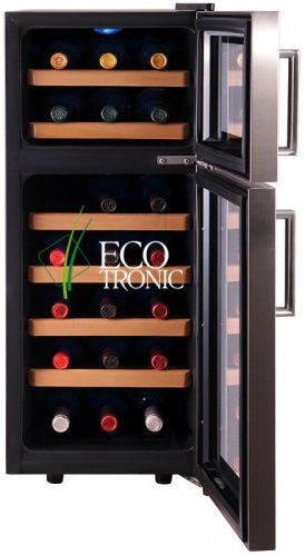 Двухзонный винный шкаф Ecotronic WCM2-21DE фото 5