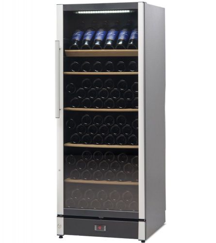 Мультитемпературный винный шкаф Vestfrost W 155 черный/серебристый фото 4