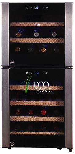 Двухзонный винный шкаф Ecotronic WCM-33D