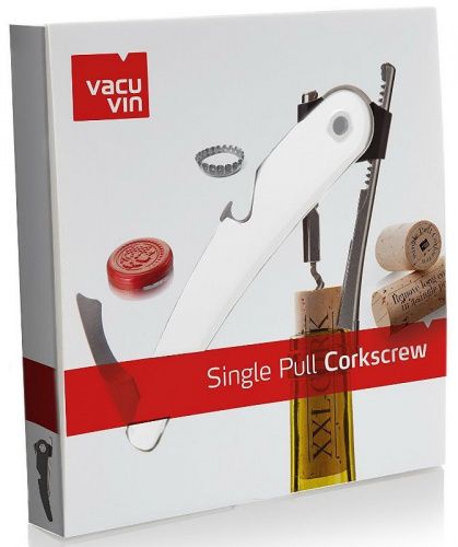 Штопор VacuVin Single Pull, белый (арт.68852606) фото 3